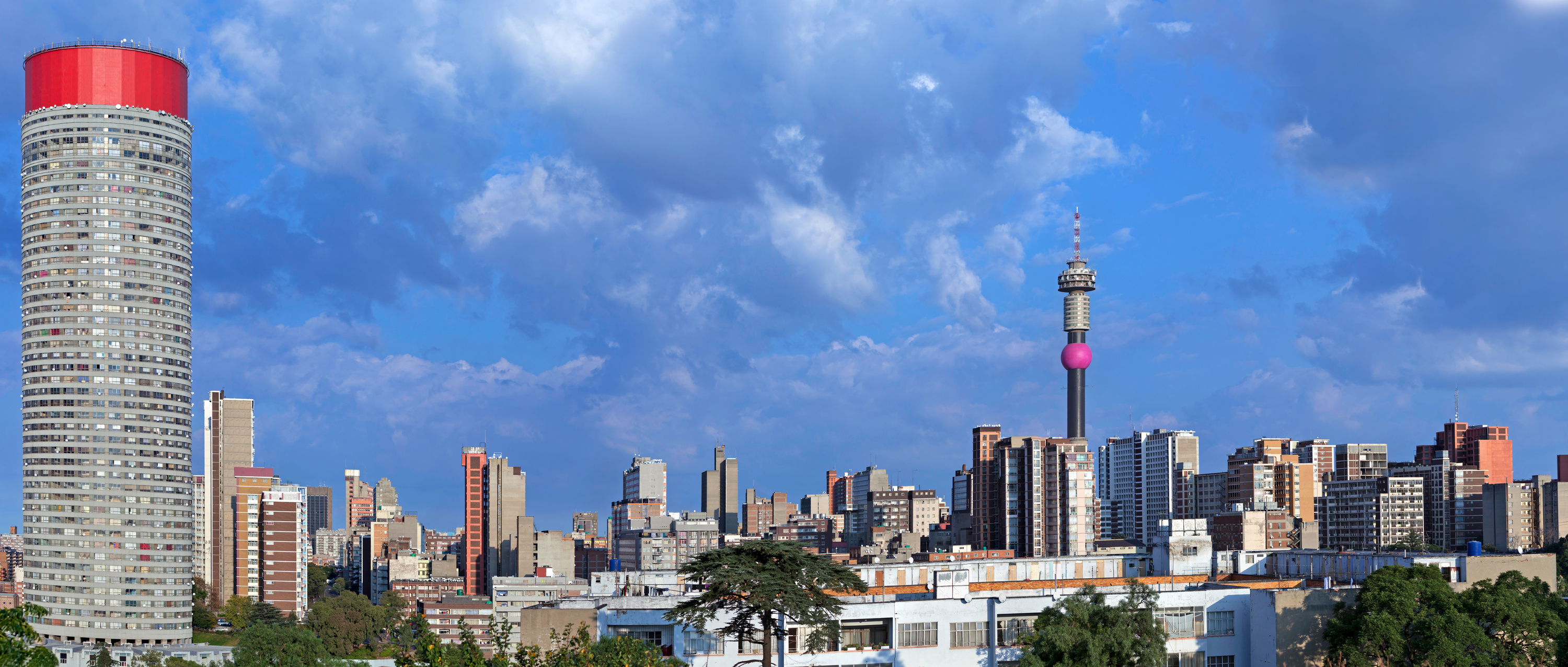 Johannesburg sunrise cityscape